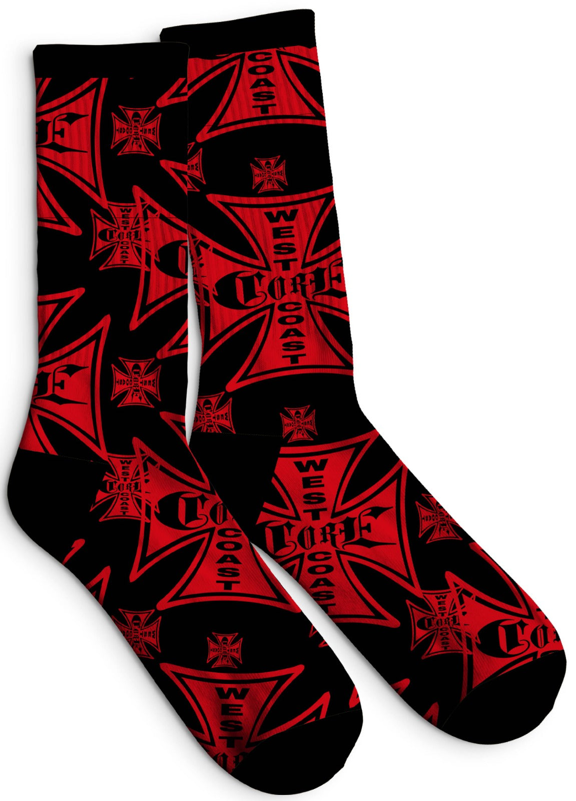 Calcetas West Coast Rojo