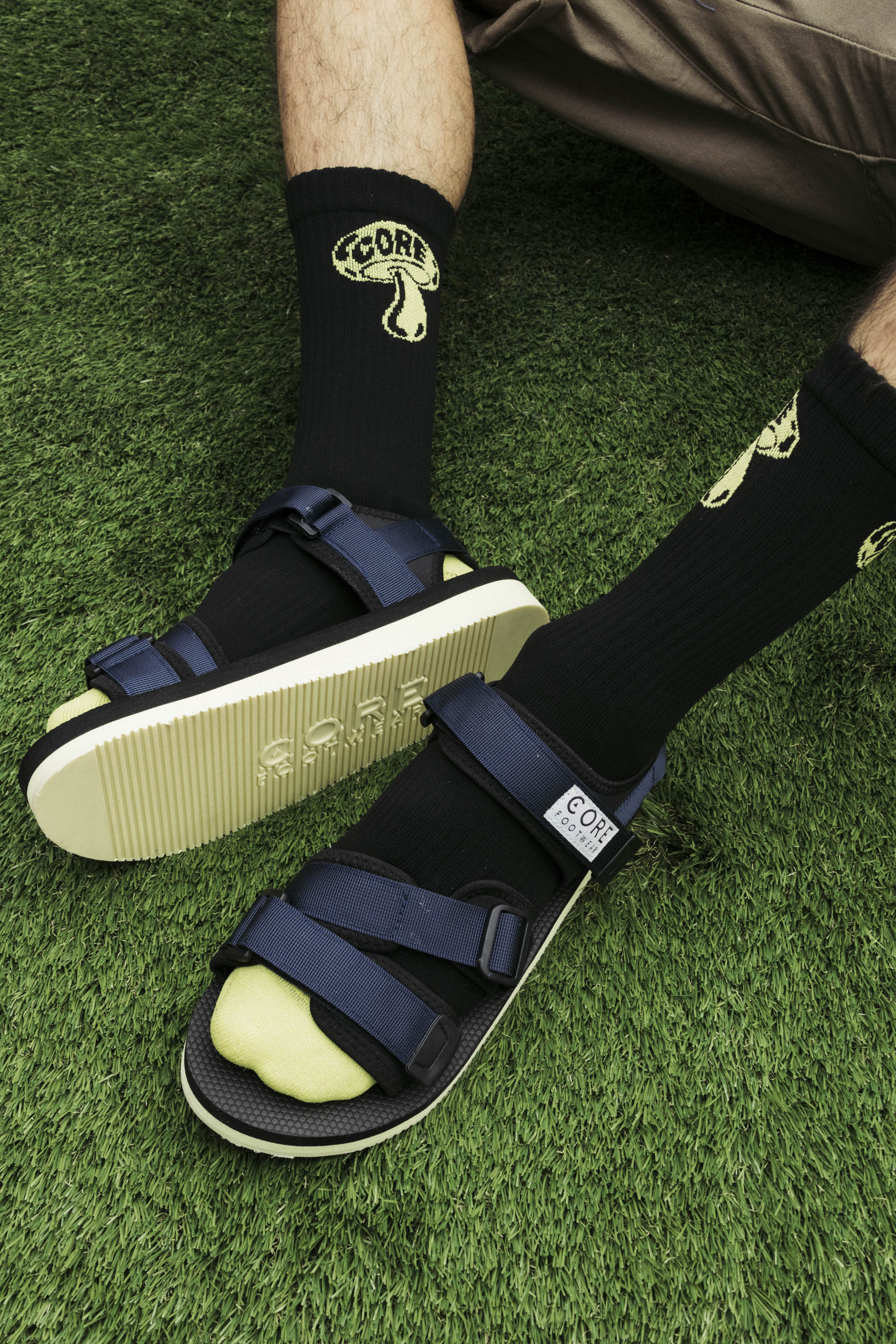 Sandalia Temper Marino/Negro