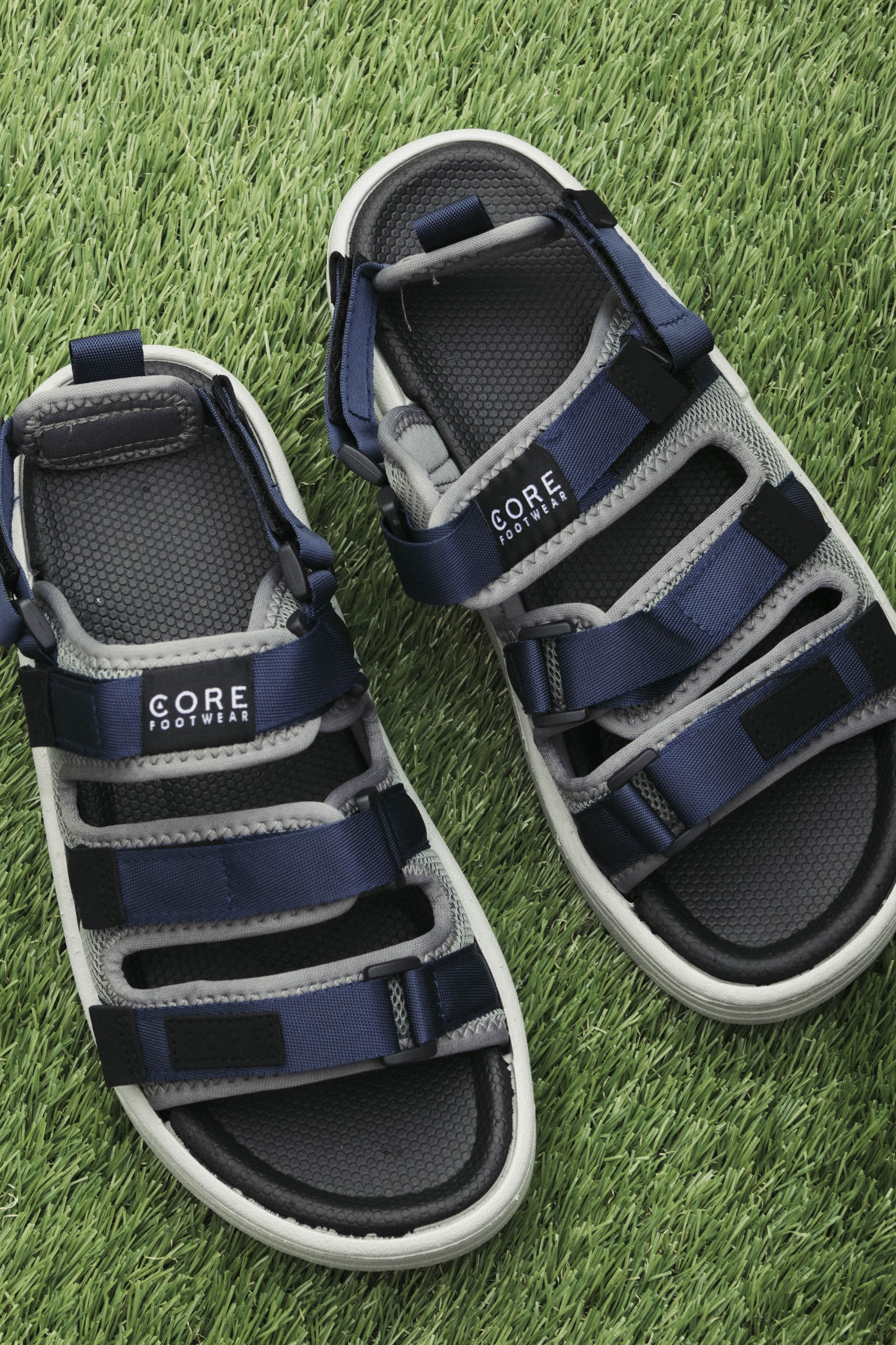 Sandalia Sumo Marino/Gris