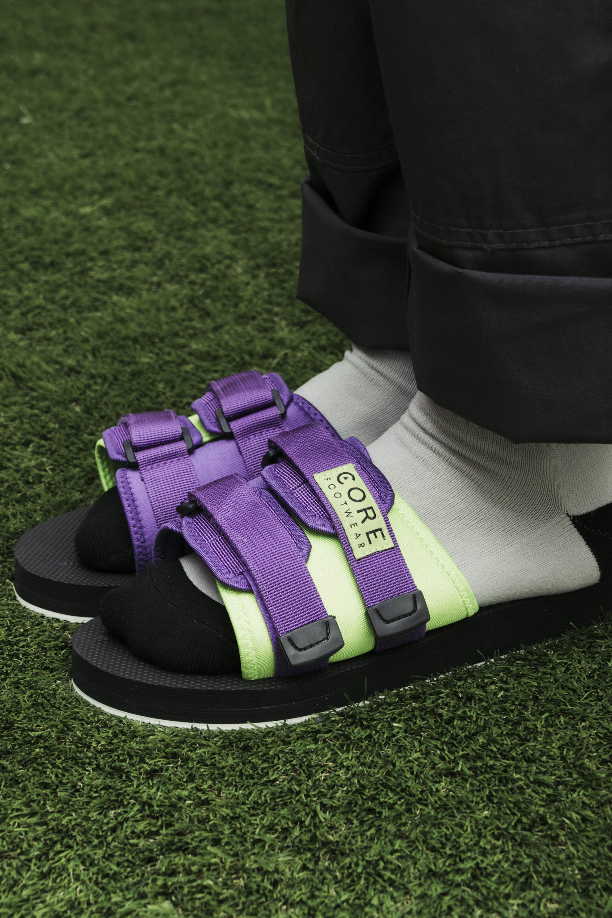 Sandalia Chill Violeta/Verde