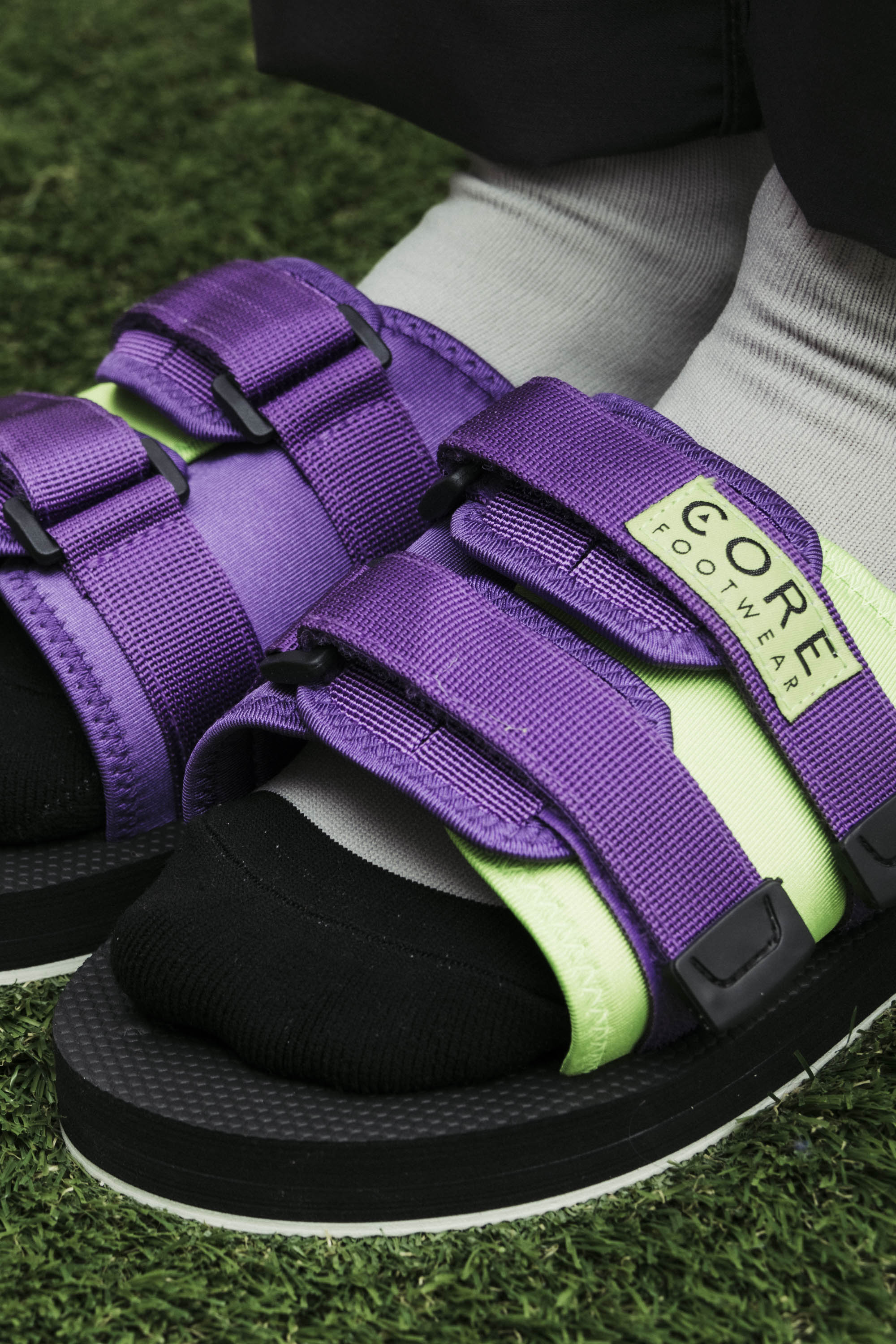 Sandalia Chill Violeta/Verde