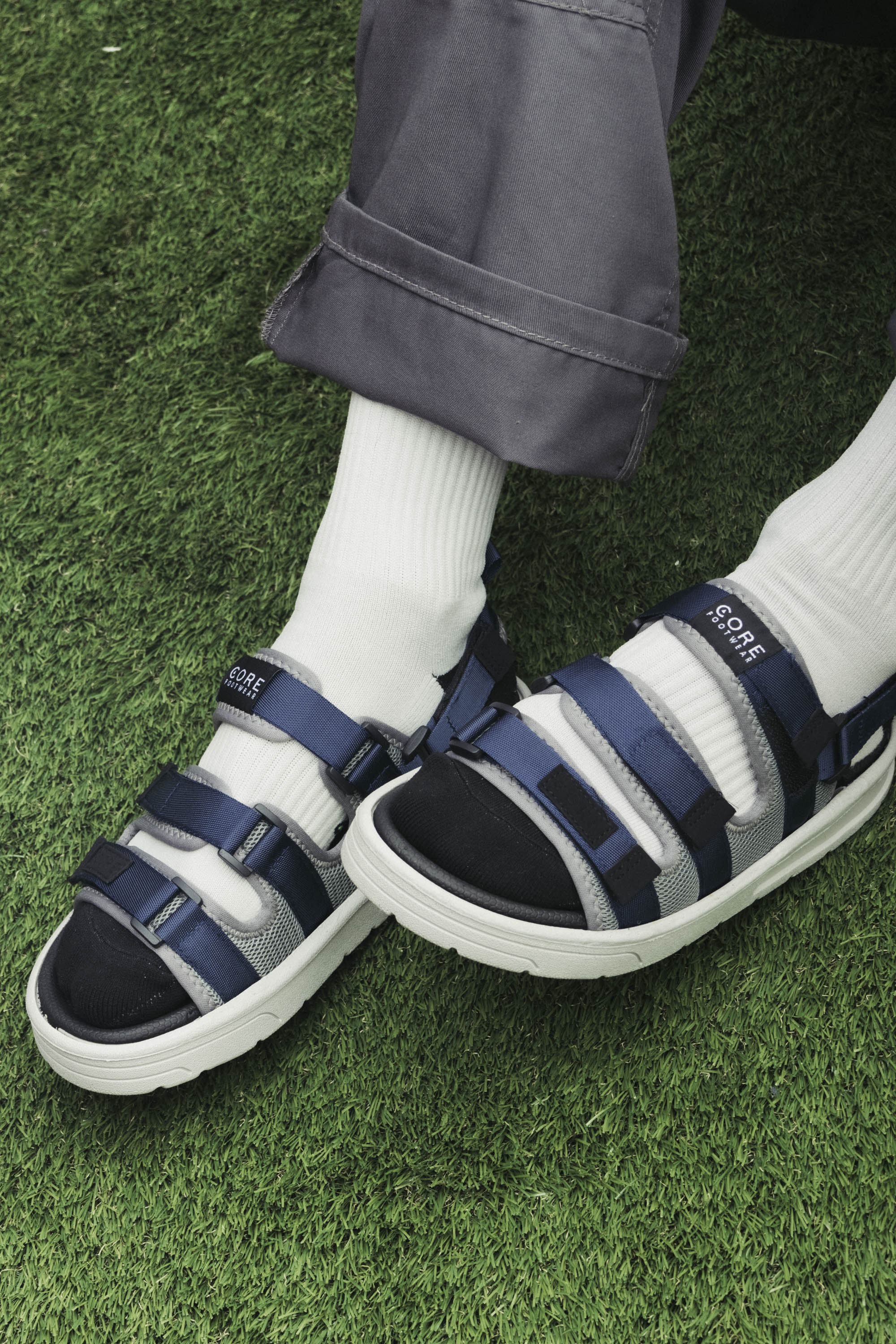 Sandalia Sumo Marino/Gris