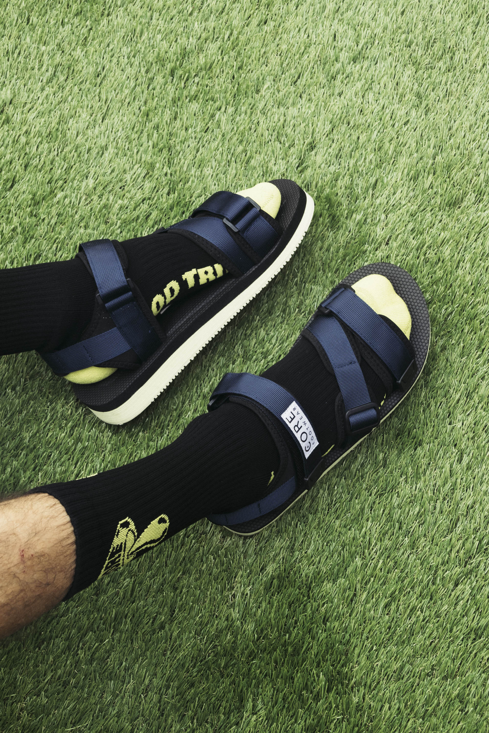 Sandalia Temper Marino/Negro