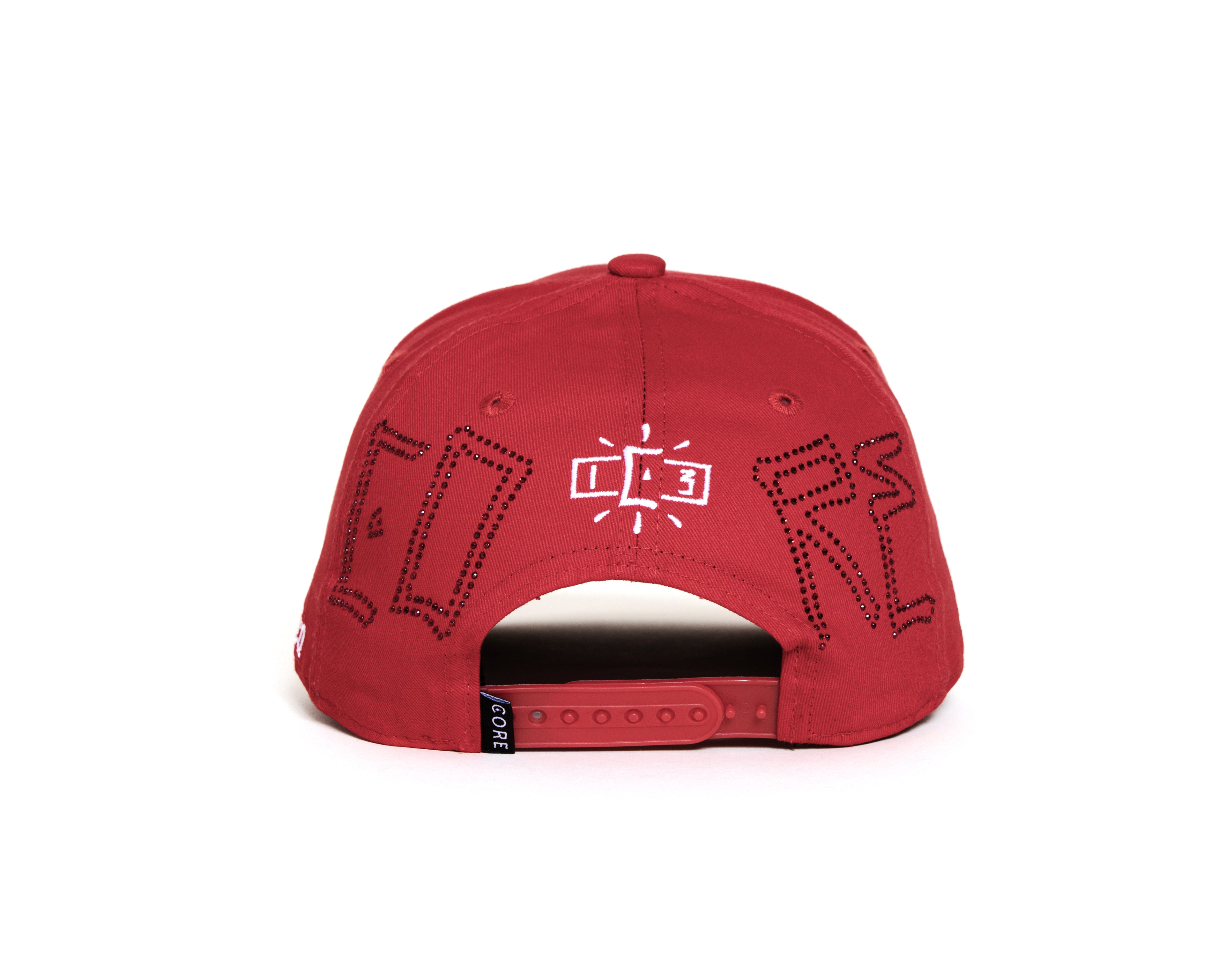 Gorra California Red Shiny