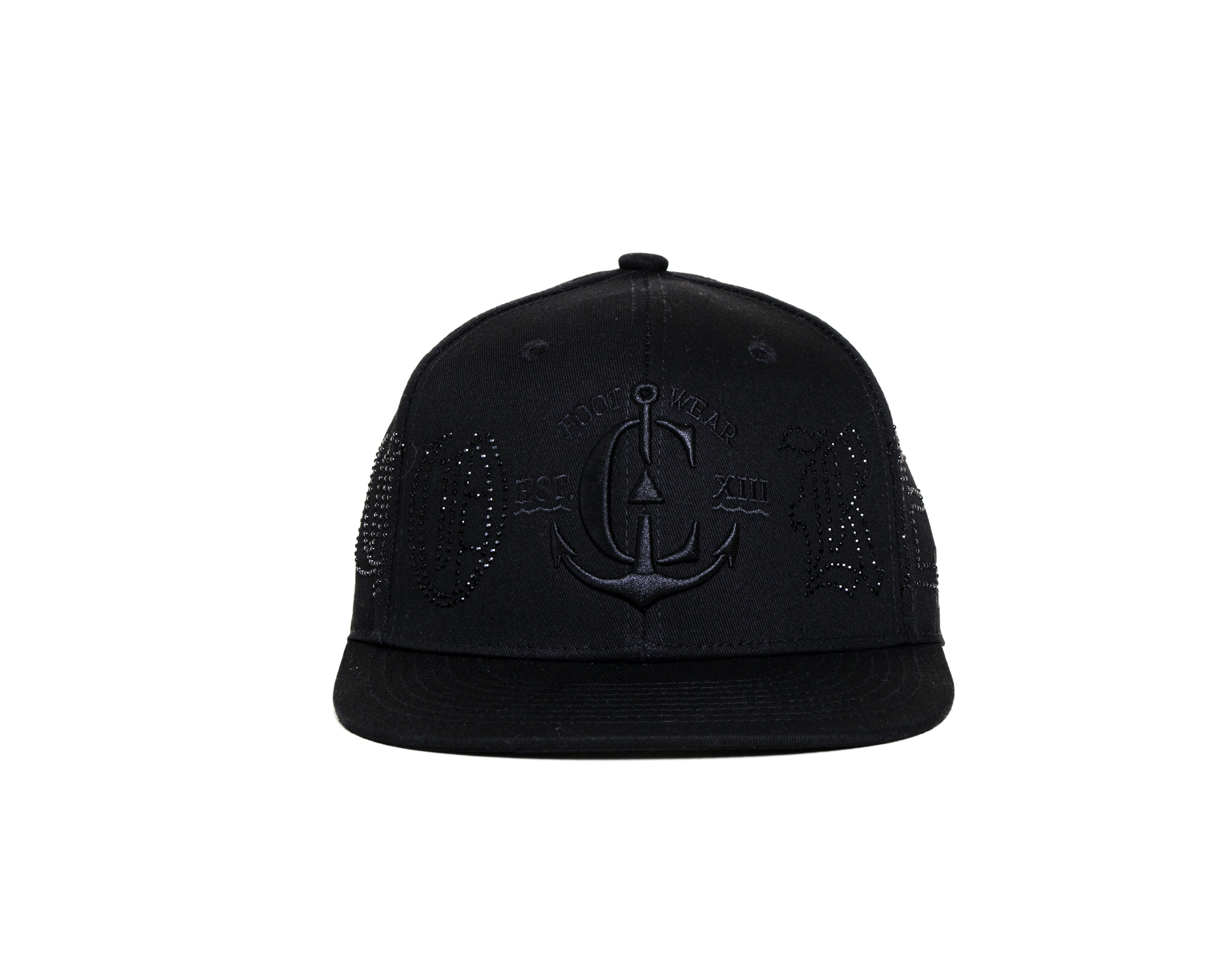 Gorra Ancla Black Shiny