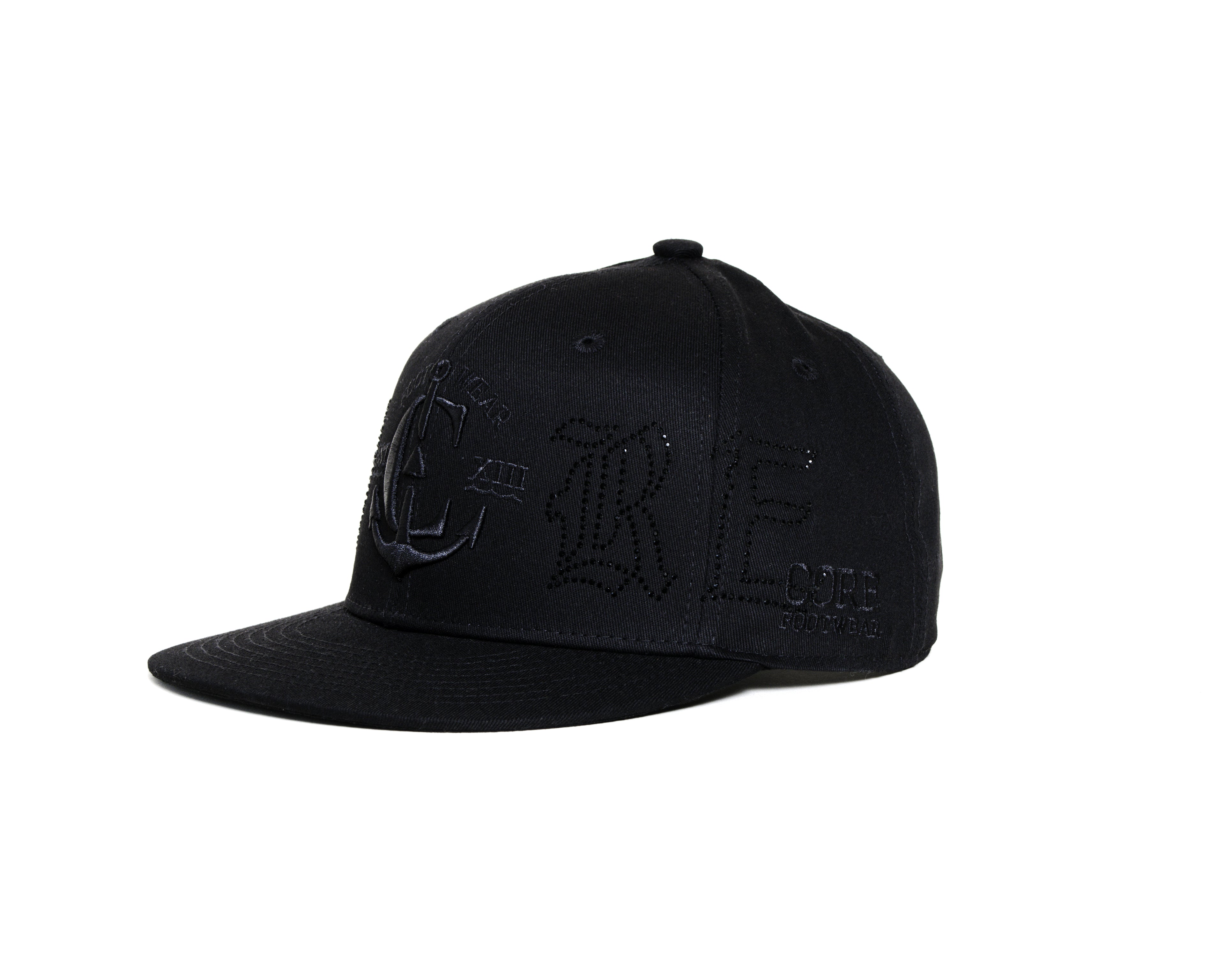 Gorra Ancla Black Shiny
