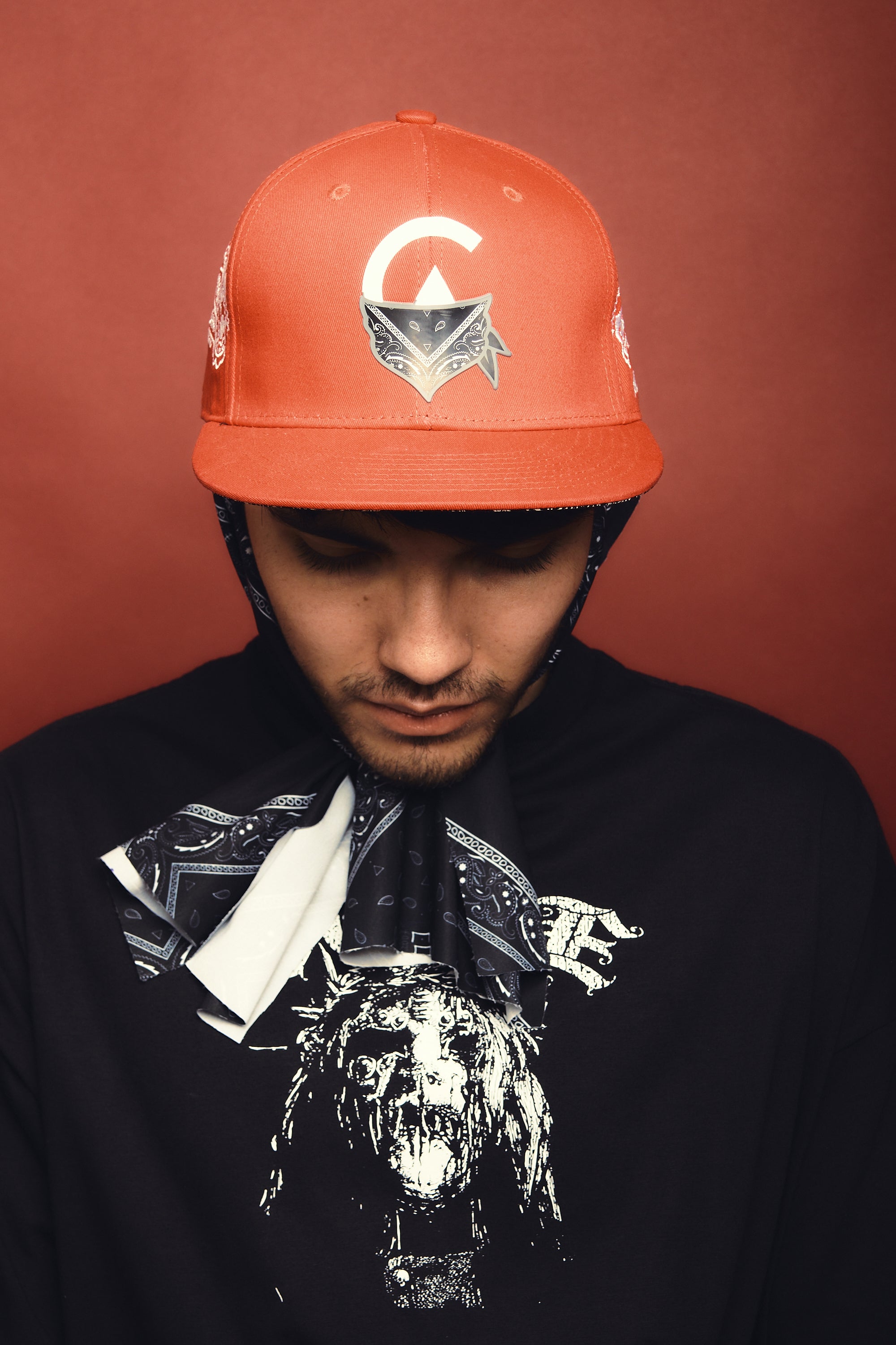 Gorra Bandana Paisley Red