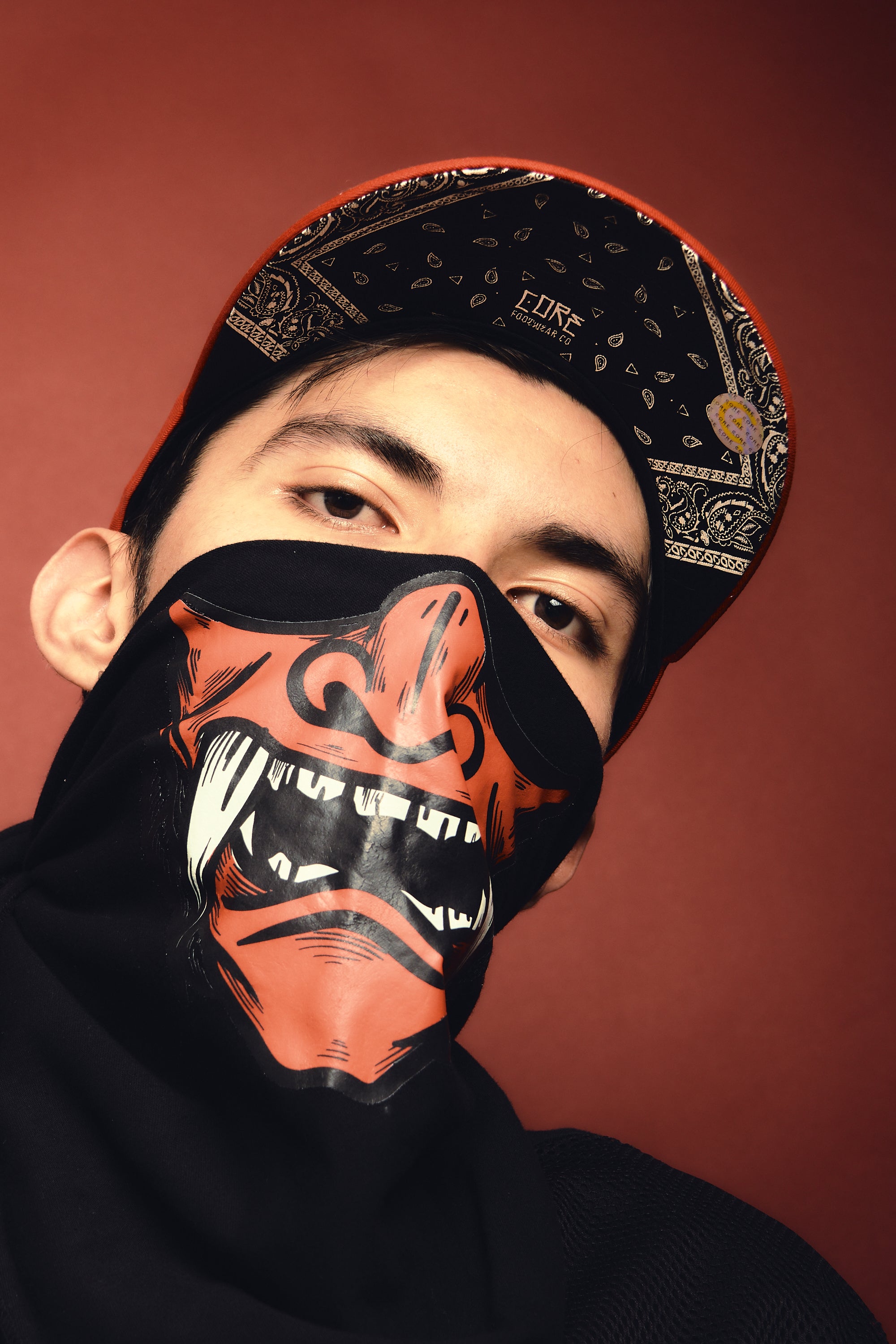 Gorra Bandana Shiny Red