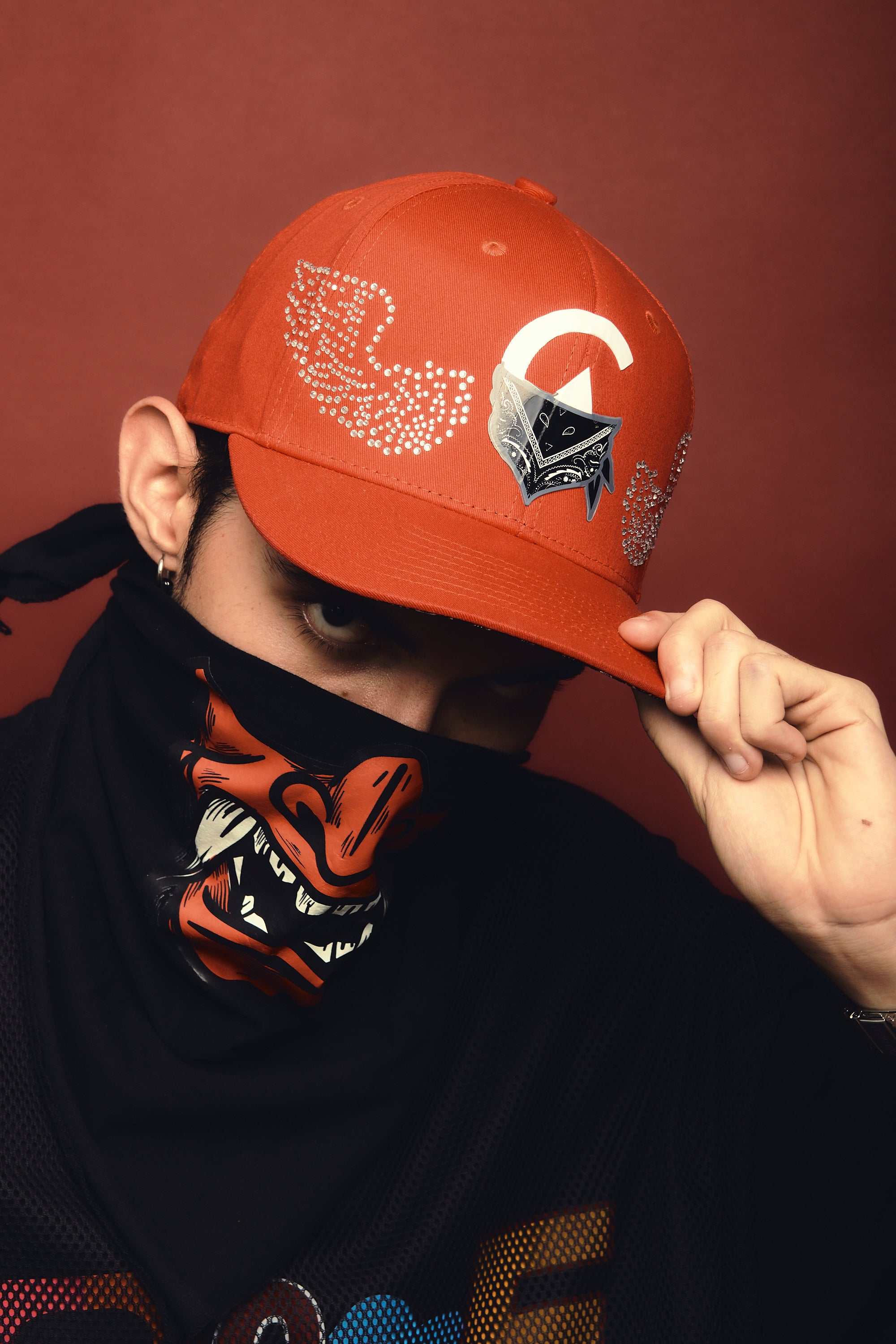 Gorra Bandana Shiny Red
