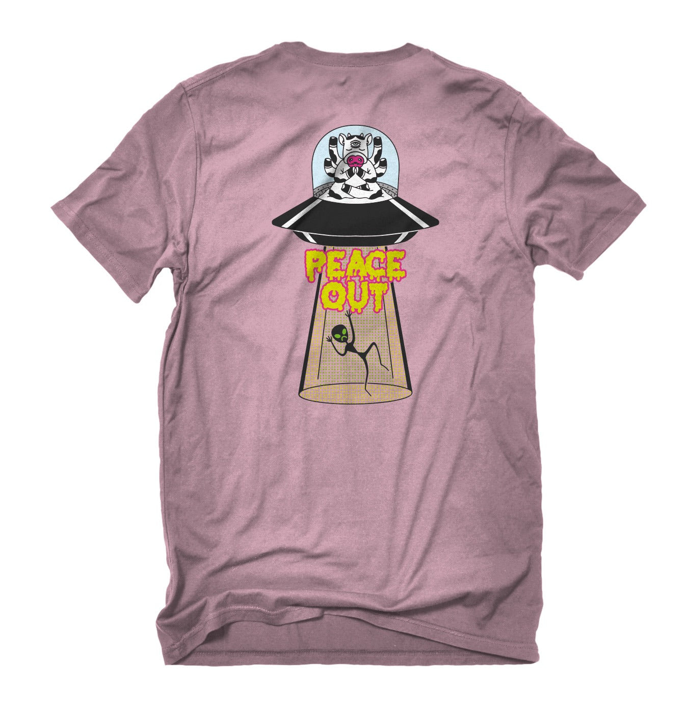 Playera Peace Out Rosa Bebe