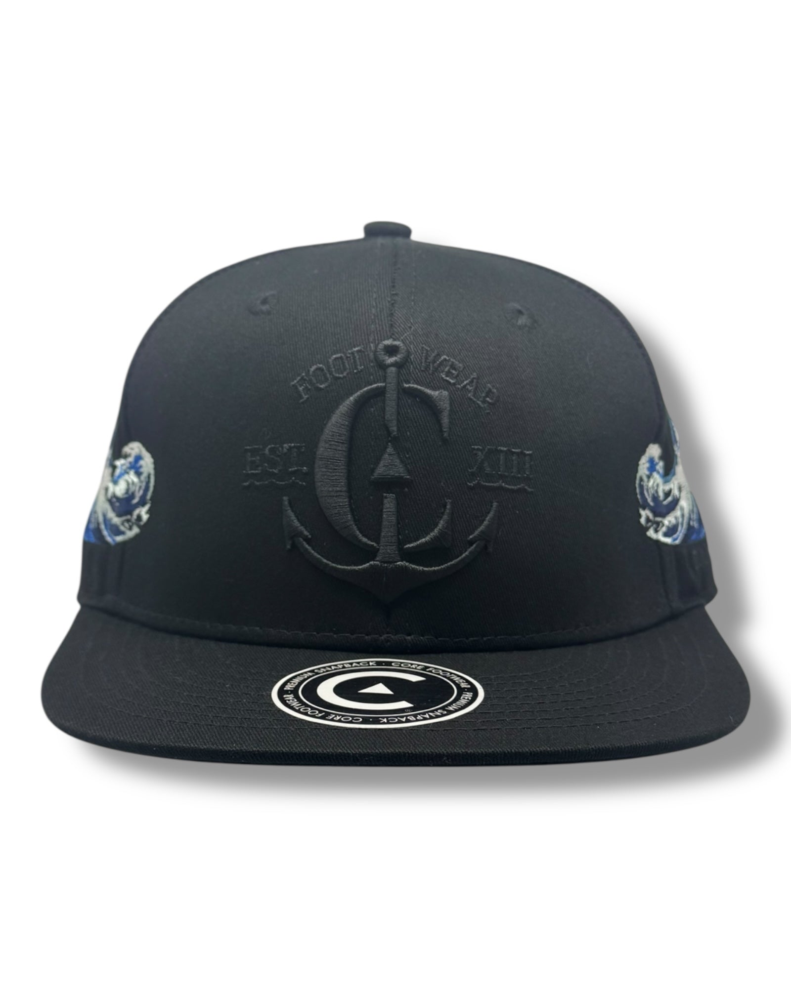 Gorra Ancla Ola Black