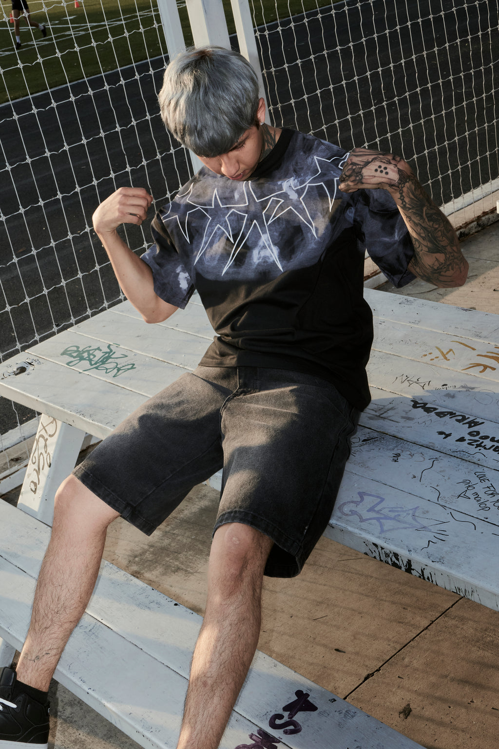 Bermuda Negra Stone Wash