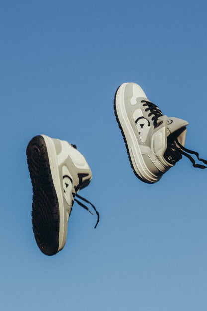 RETRO-HI Gris/Blanco