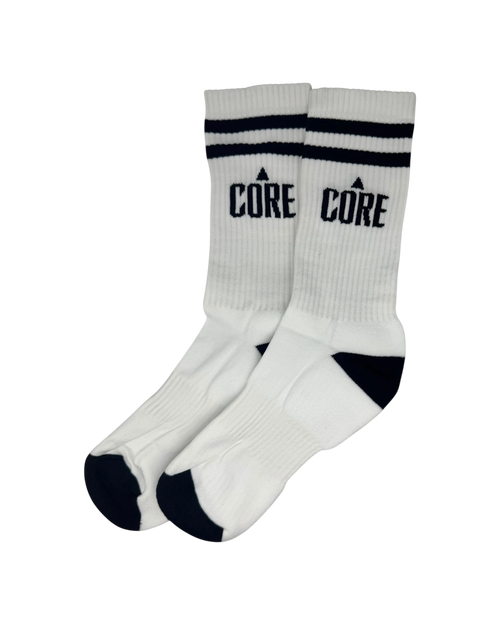 Calcetas Logo White