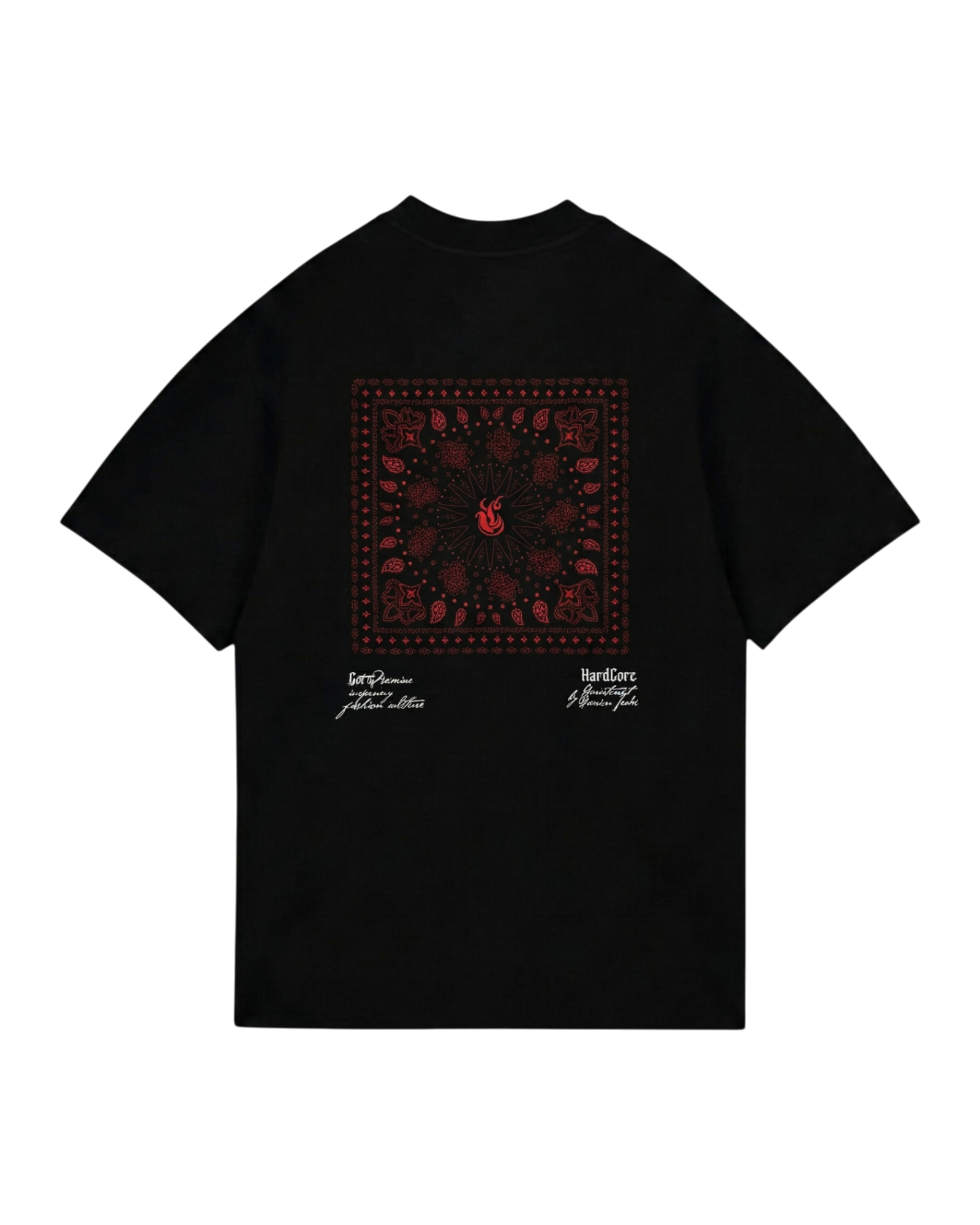 Playera HARDCORE Paisley Black