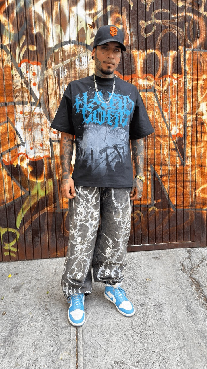 Jeans Tribal Skull X Itzel Shantell 1/1