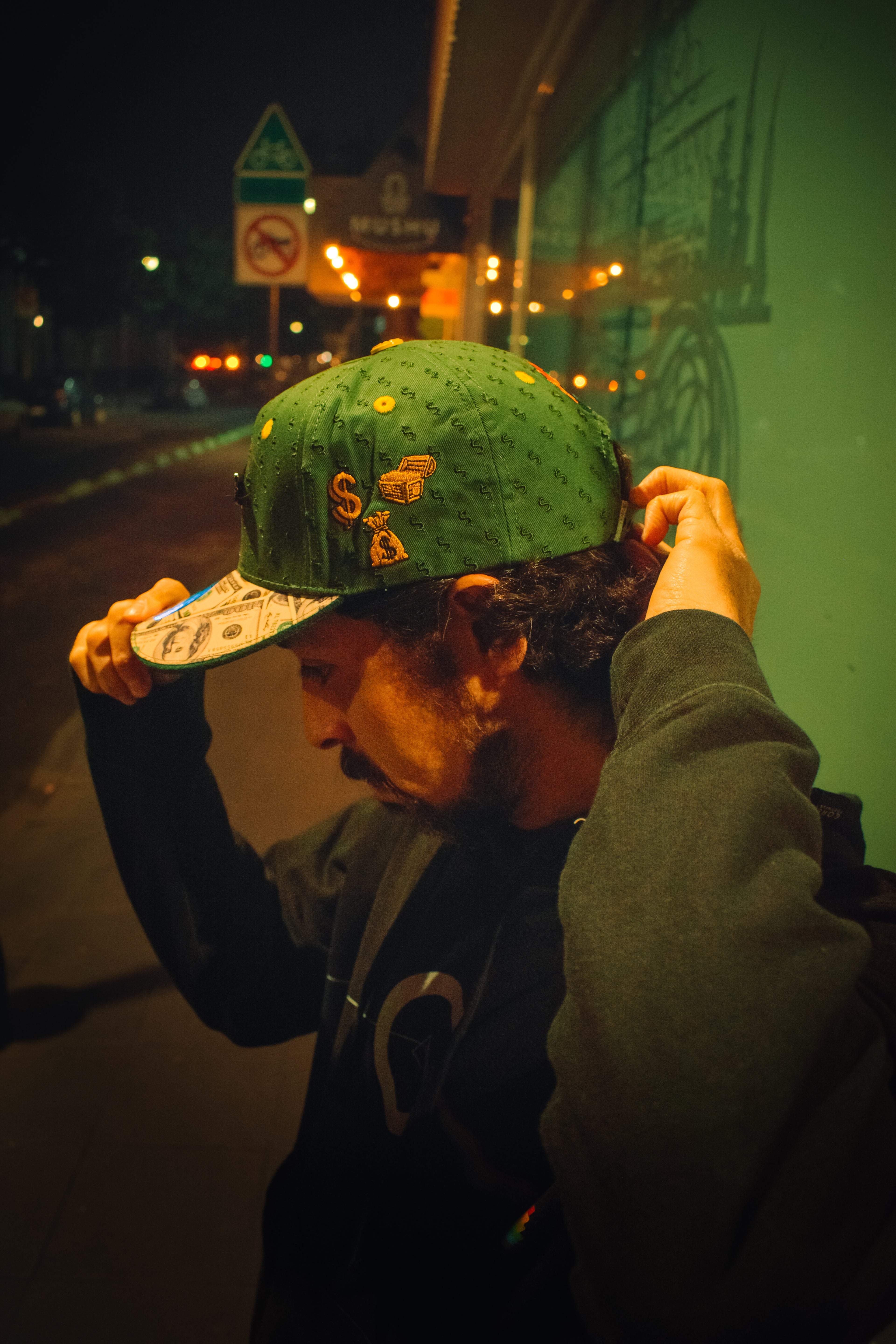 Gorra Cash Money Green