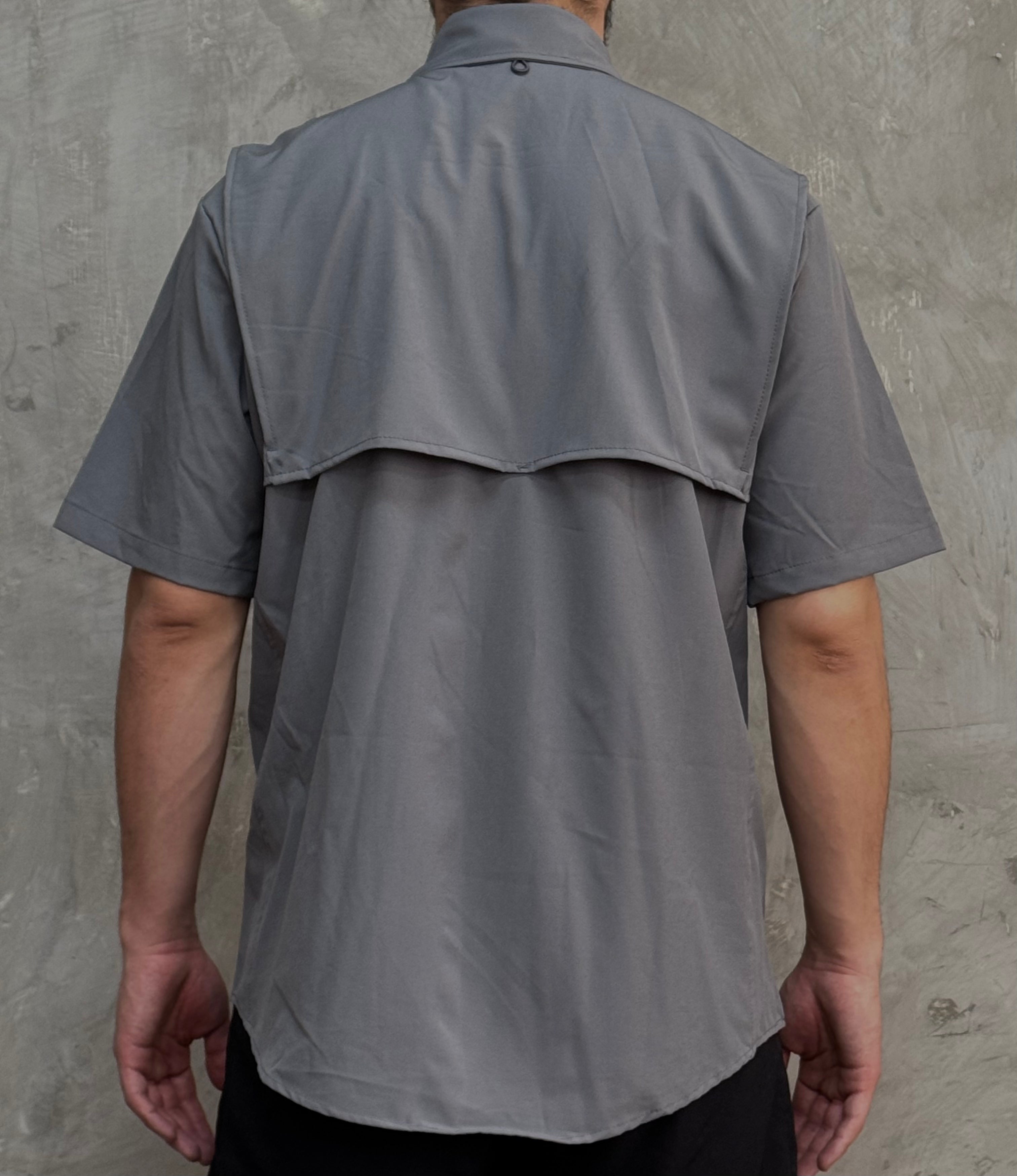 Camisa Pesquera Gris
