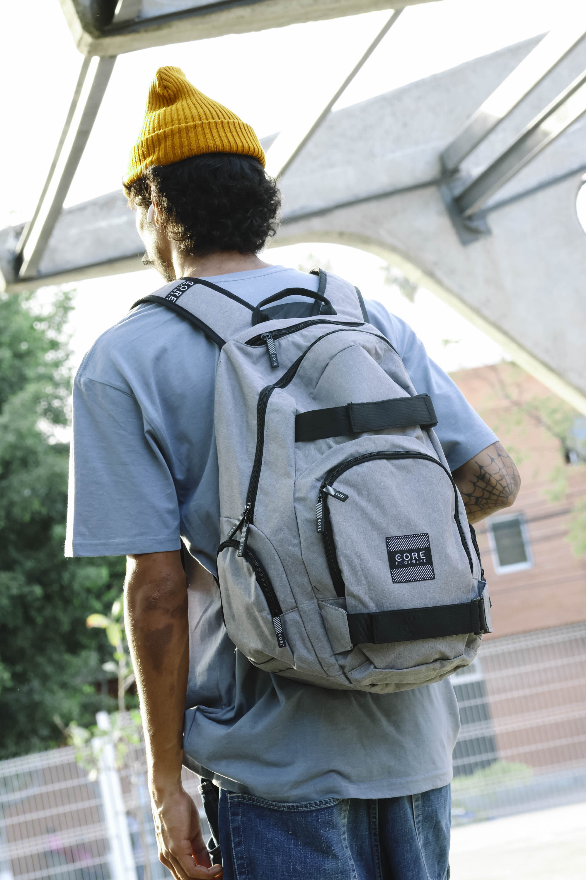 Mochila Gris Jaspe