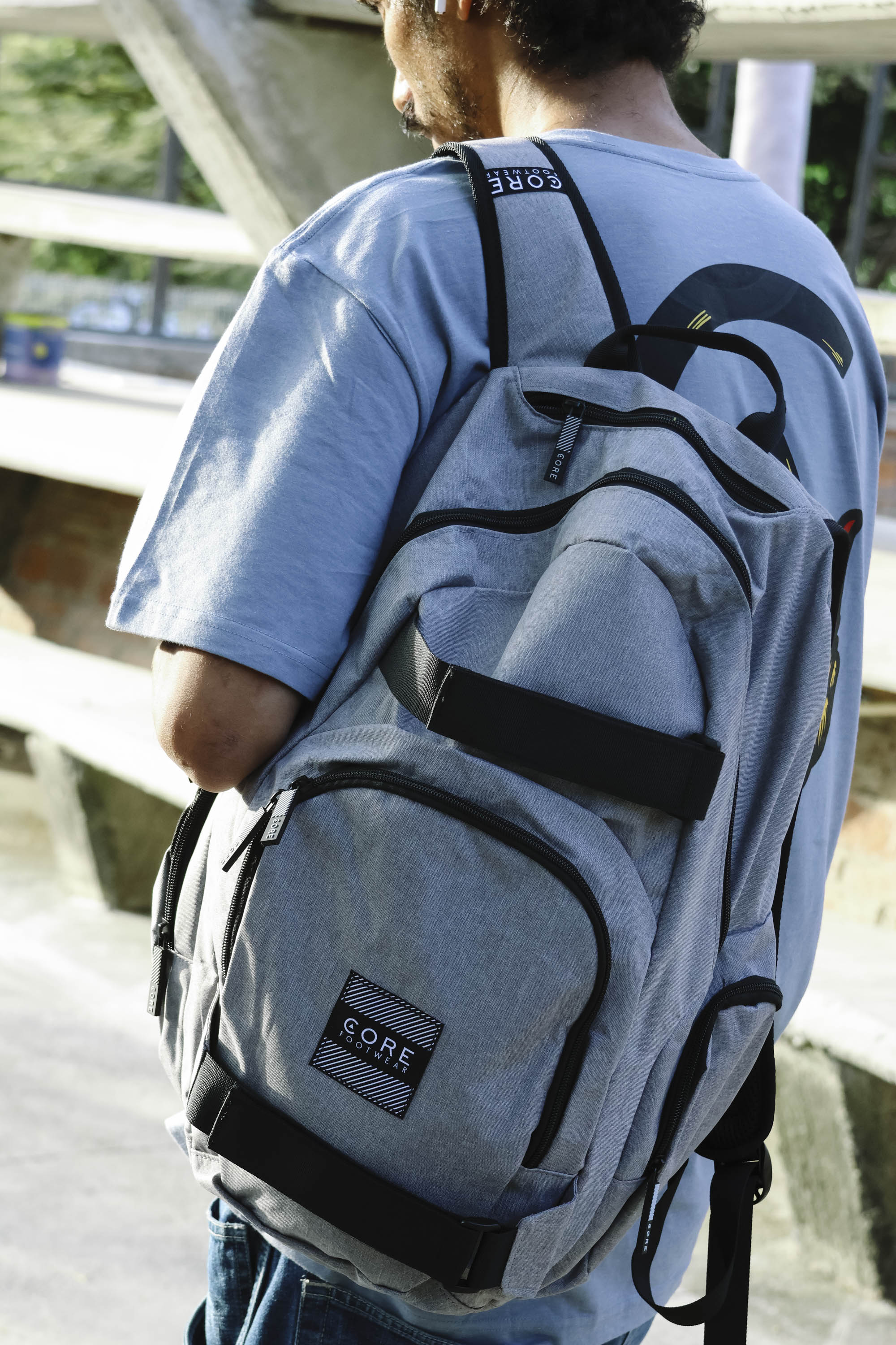 Mochila Gris Jaspe
