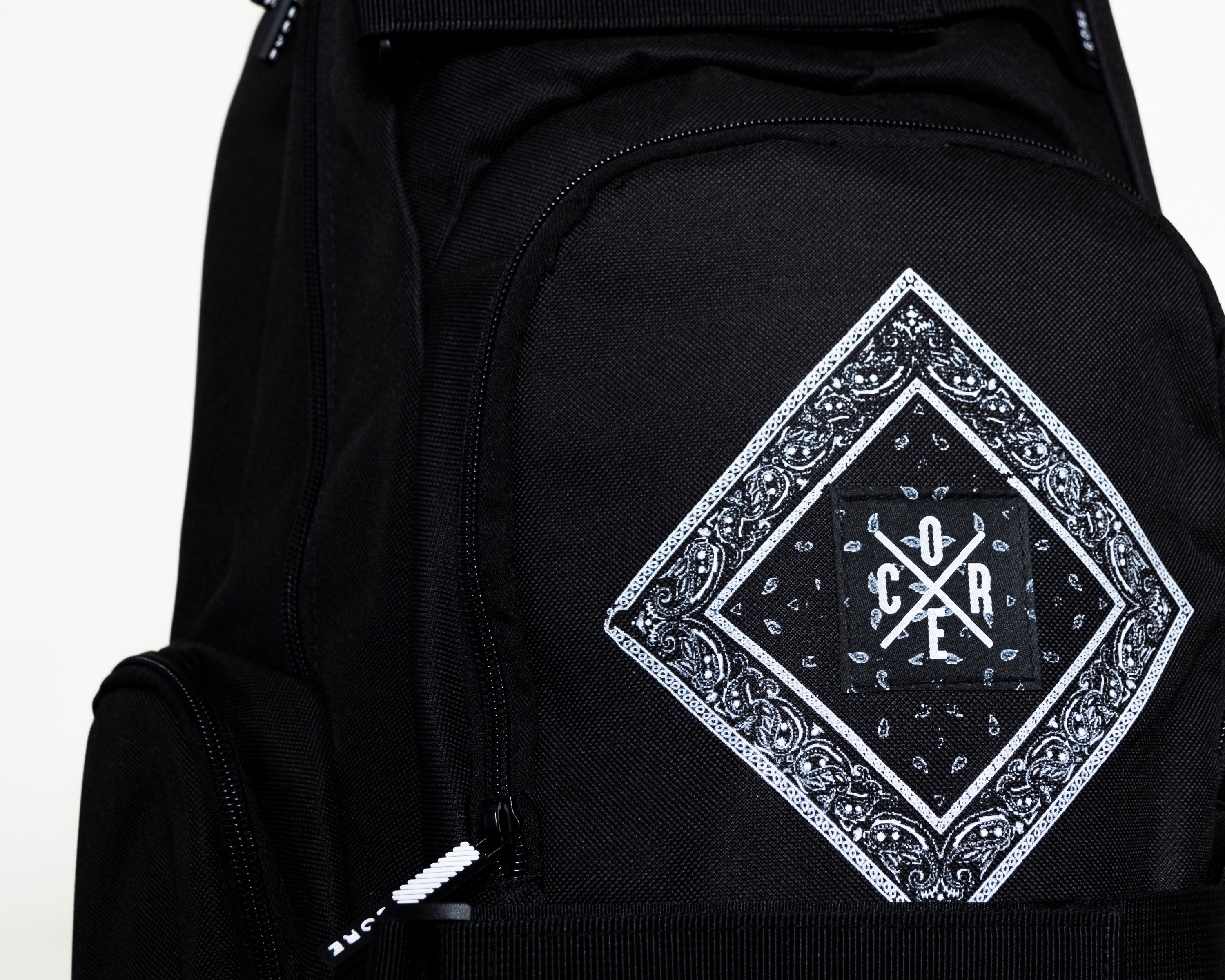 Mochila Skate Black Bandana
