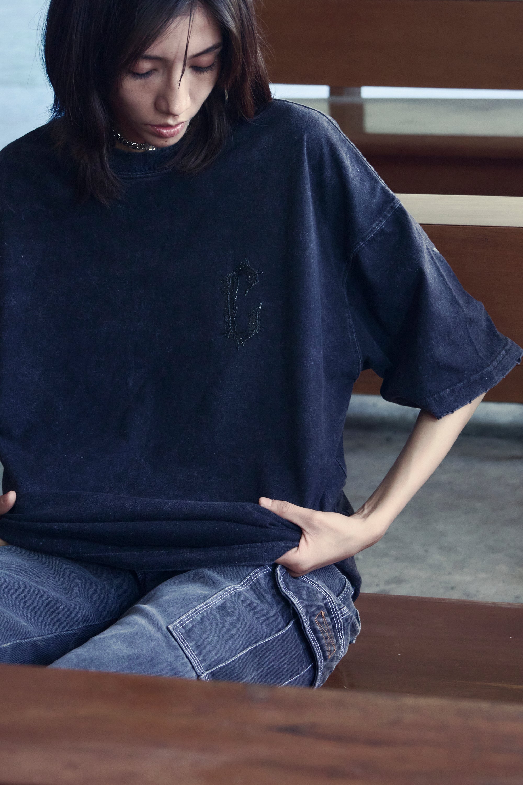 Playera HARDCORE BLACK LETTERS