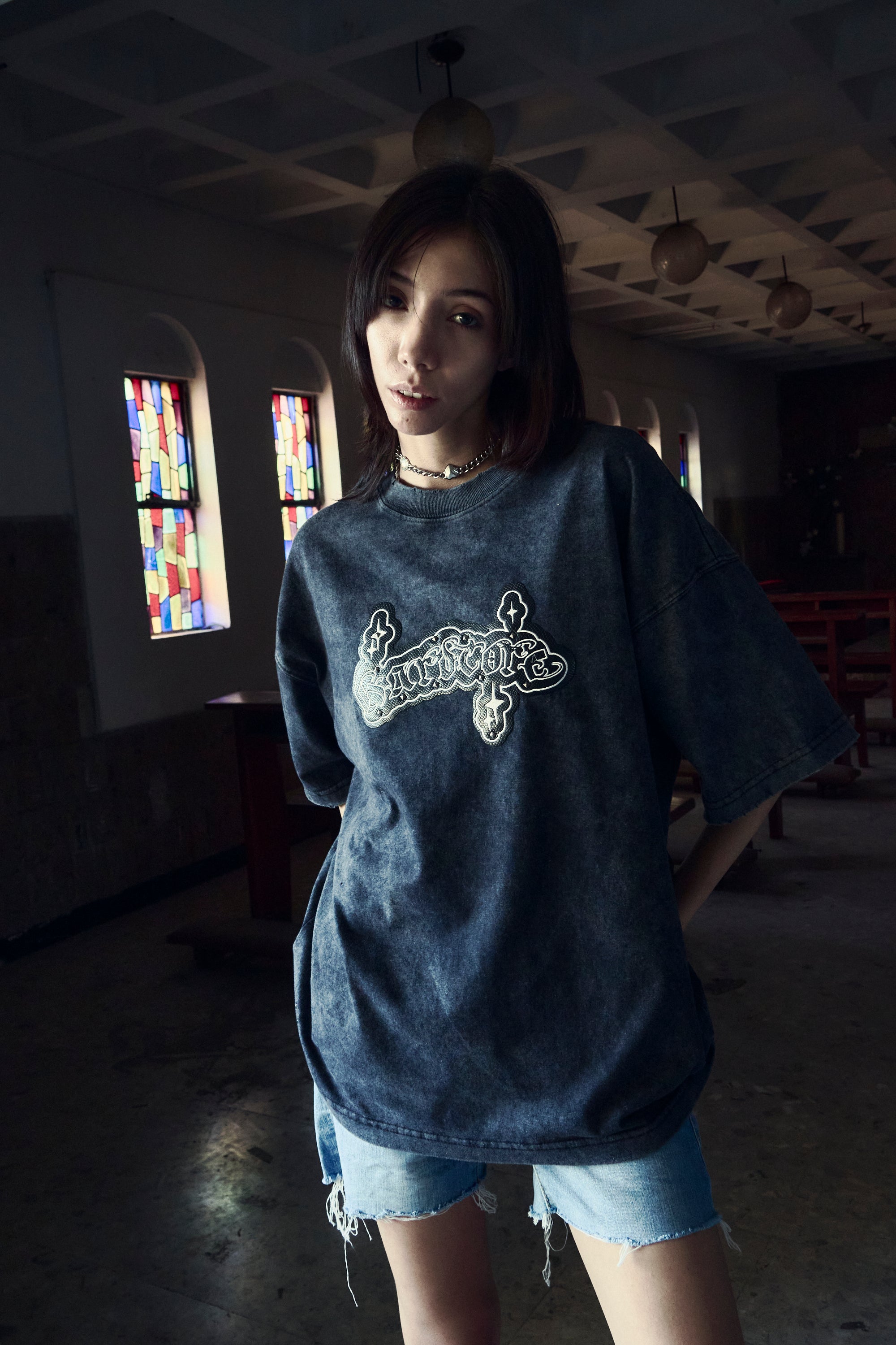 Playera HARDCORE LEATHER LETTERS