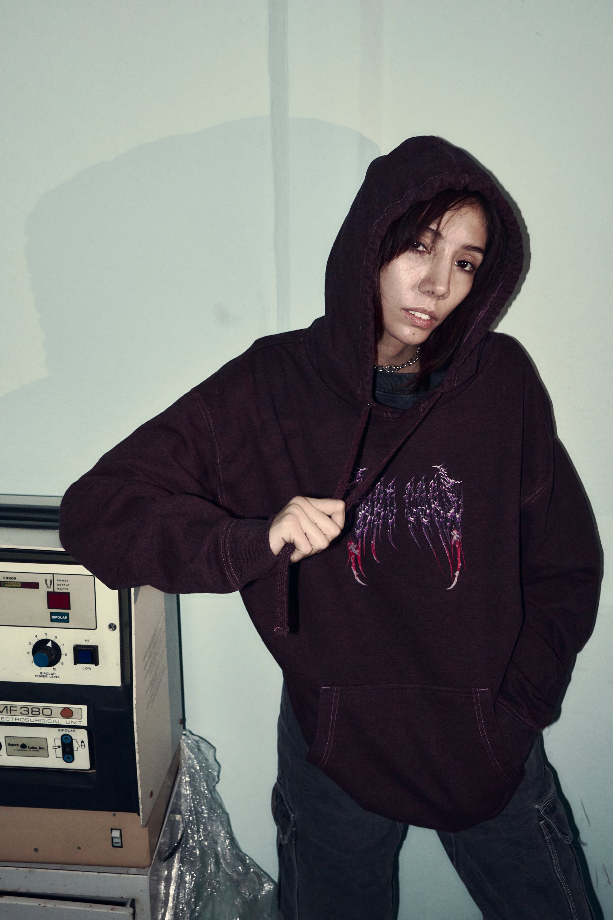 Sudadera Gótica Vino