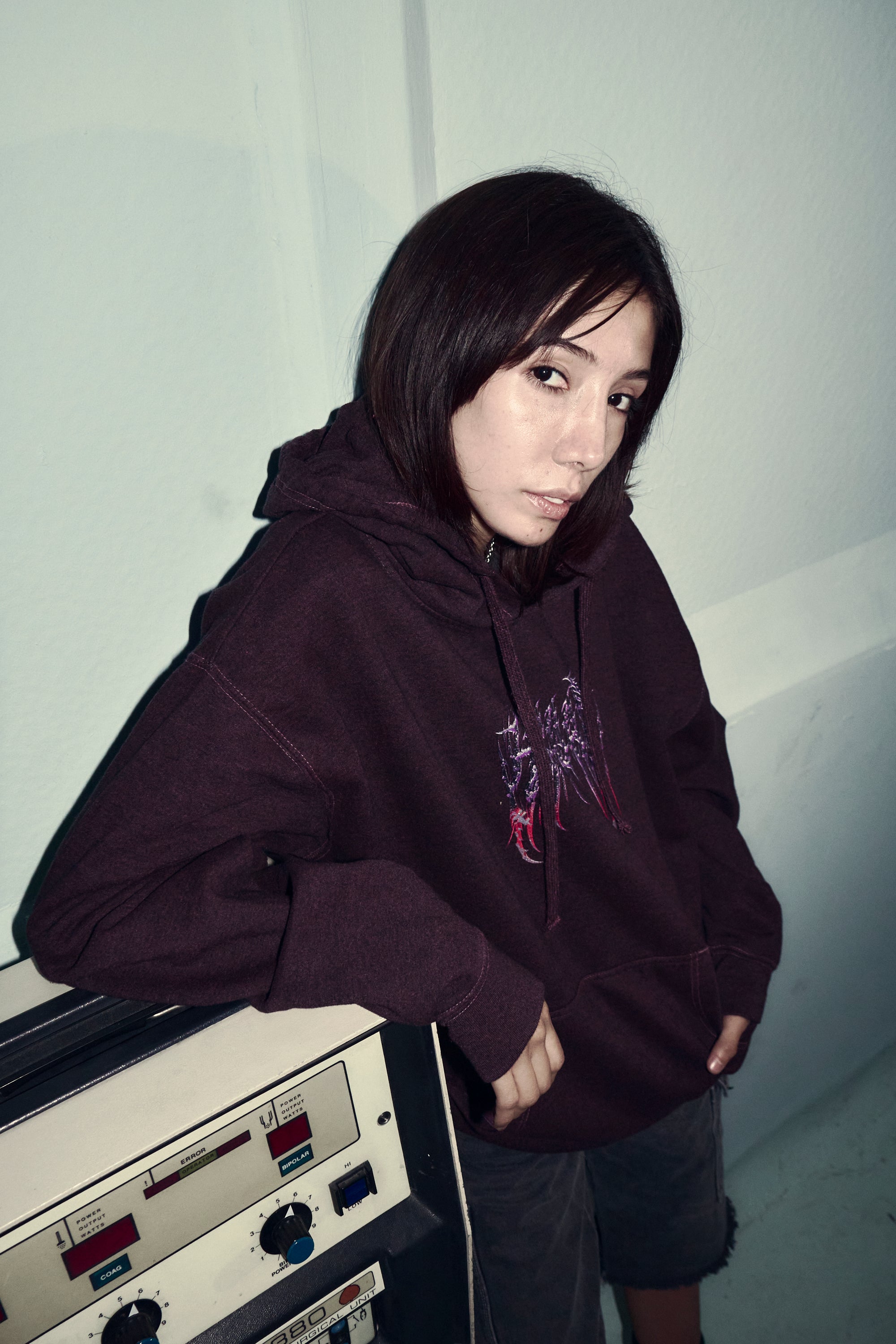 Sudadera Gótica Vino