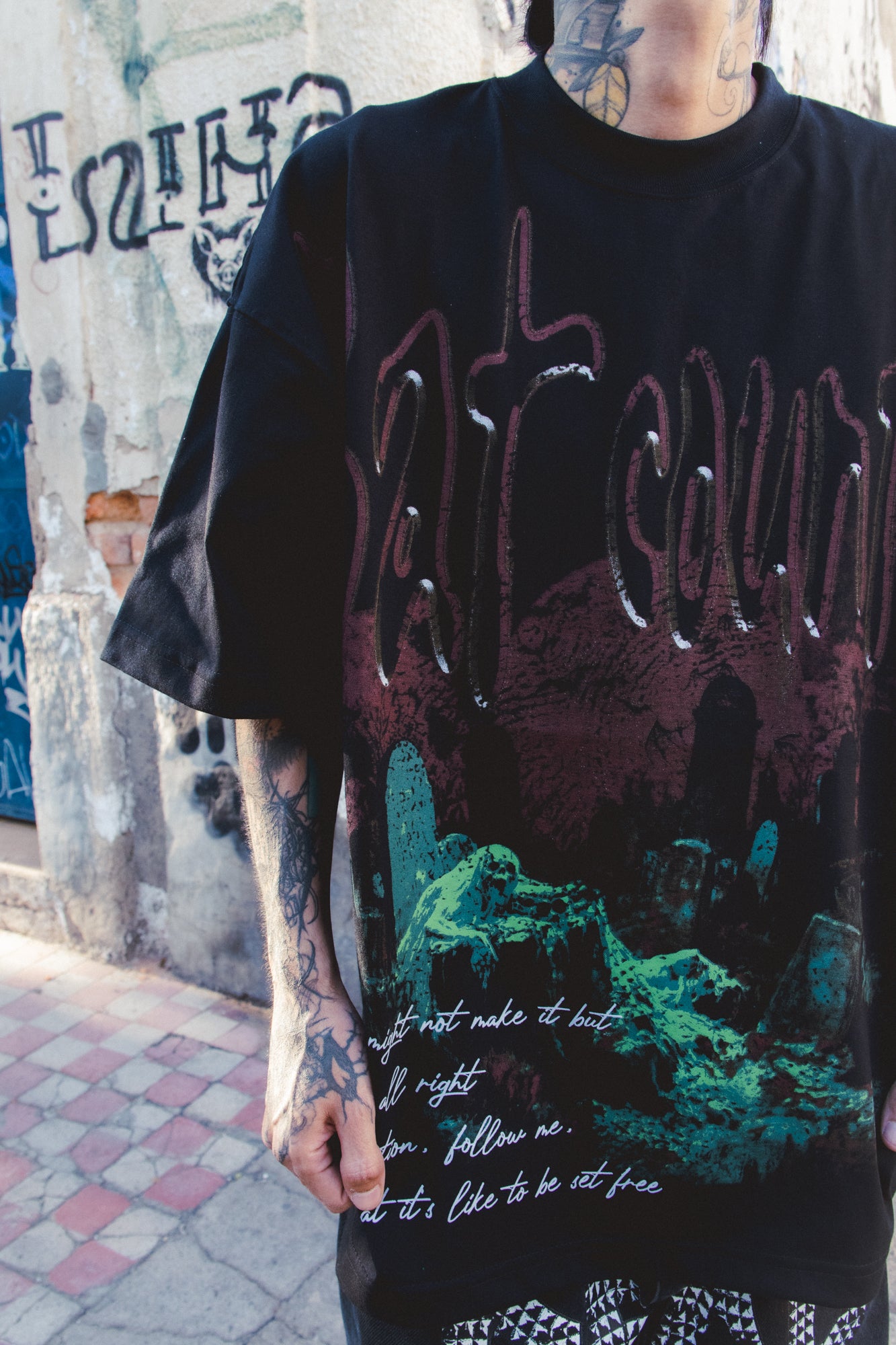 Playera HARDCORE Cementery Bad