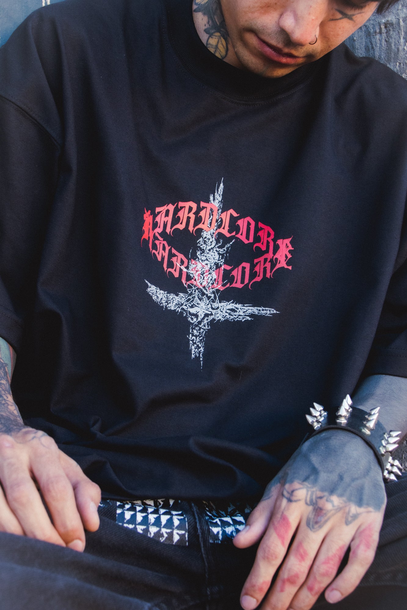 Playera HARDCORE Crossed Star