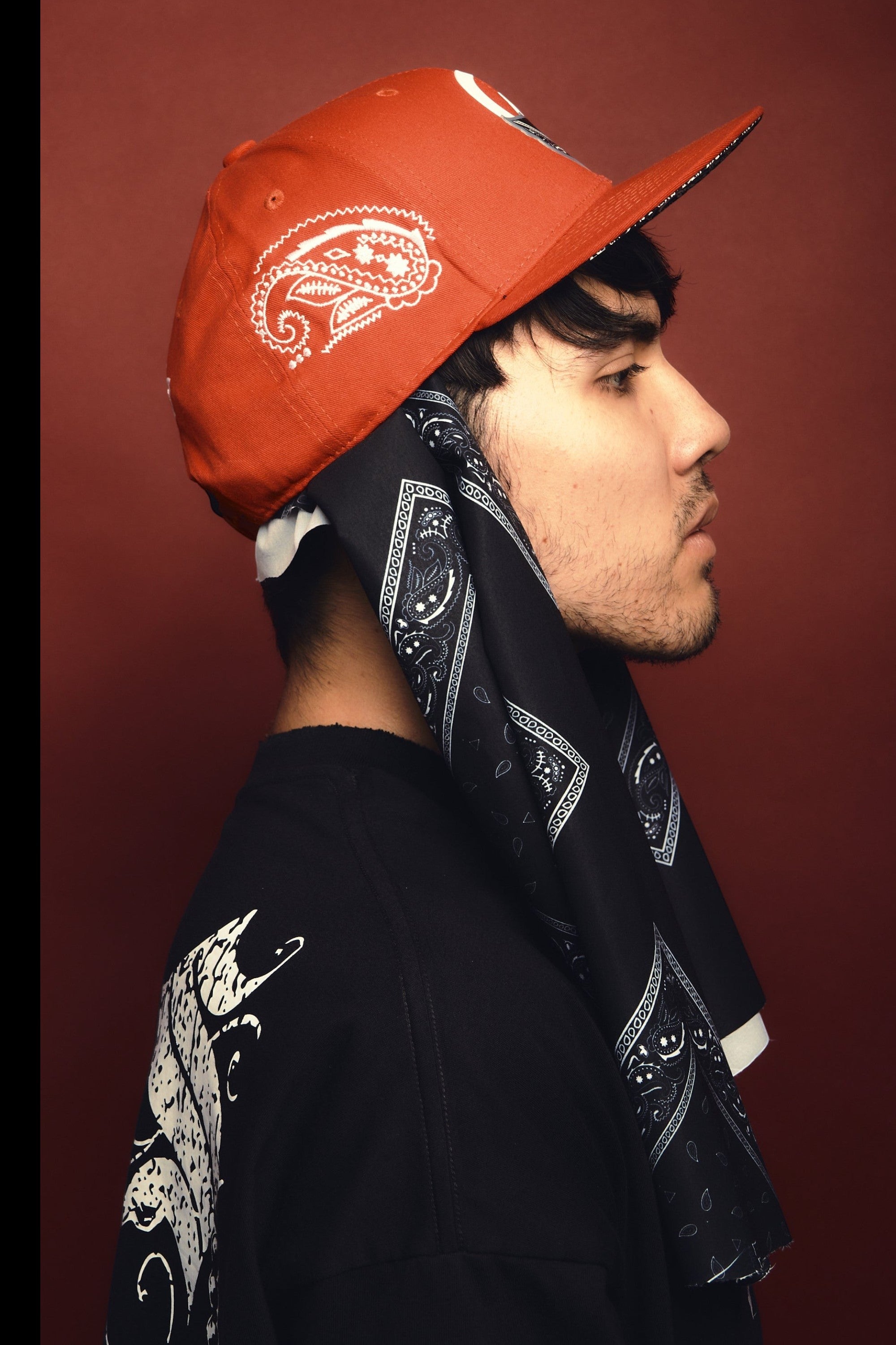 Gorra Bandana Paisley Red