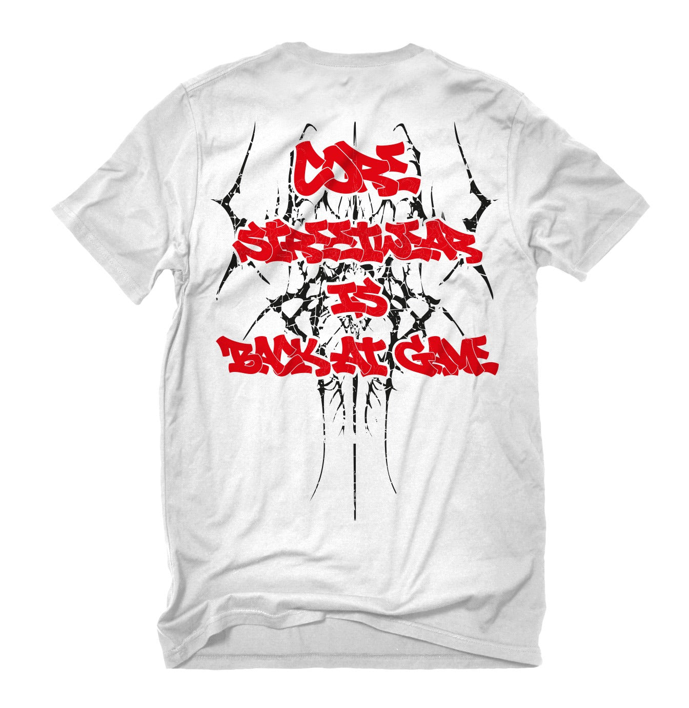 Playera Hard Core BACK AT GAME White