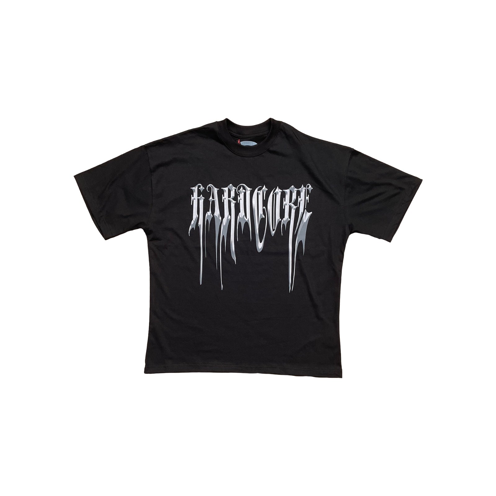 Playera HARDCORE Black Deslavado