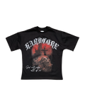 Playera HARDCORE All Of Us Black Deslavado
