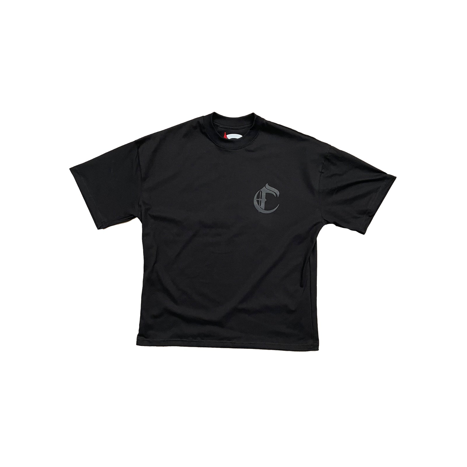 Playera HARDCORE Cursed Black Deslavado
