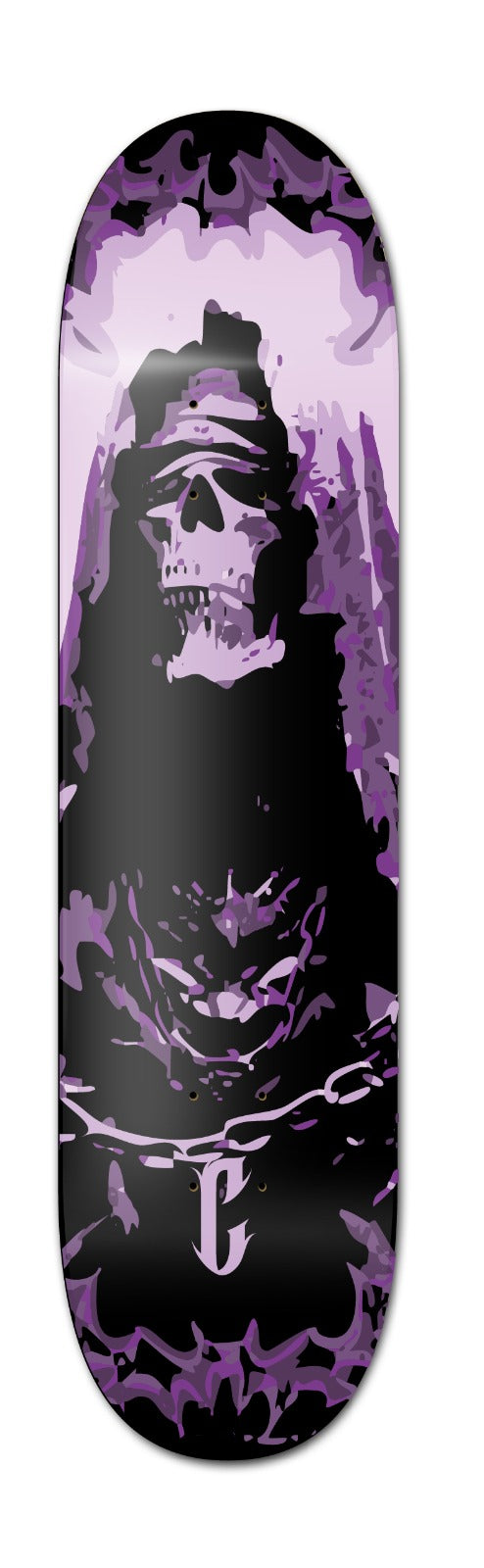 SKATE HARDCORE PURPLE SKULL
