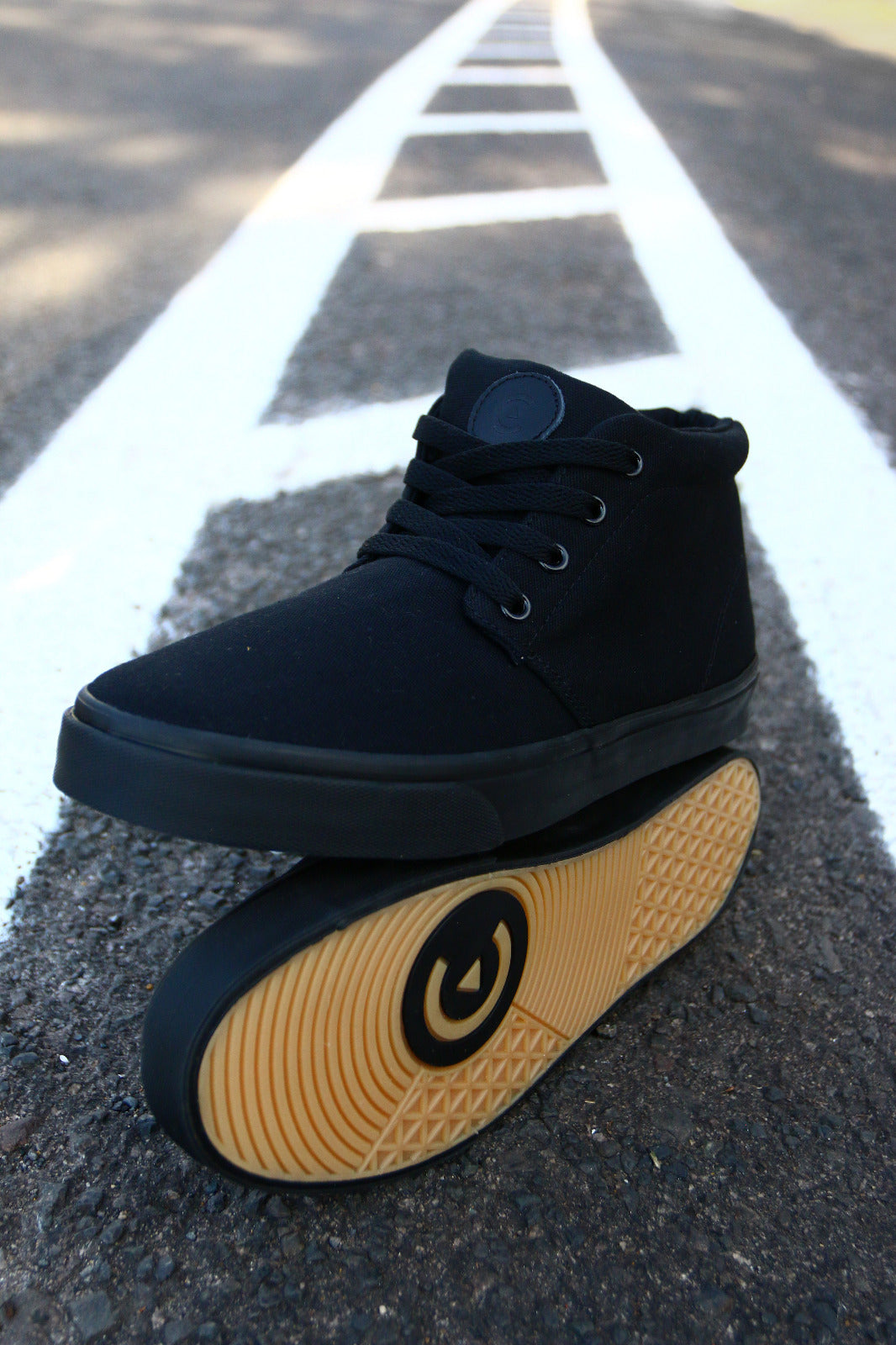 Canvas High Black Black