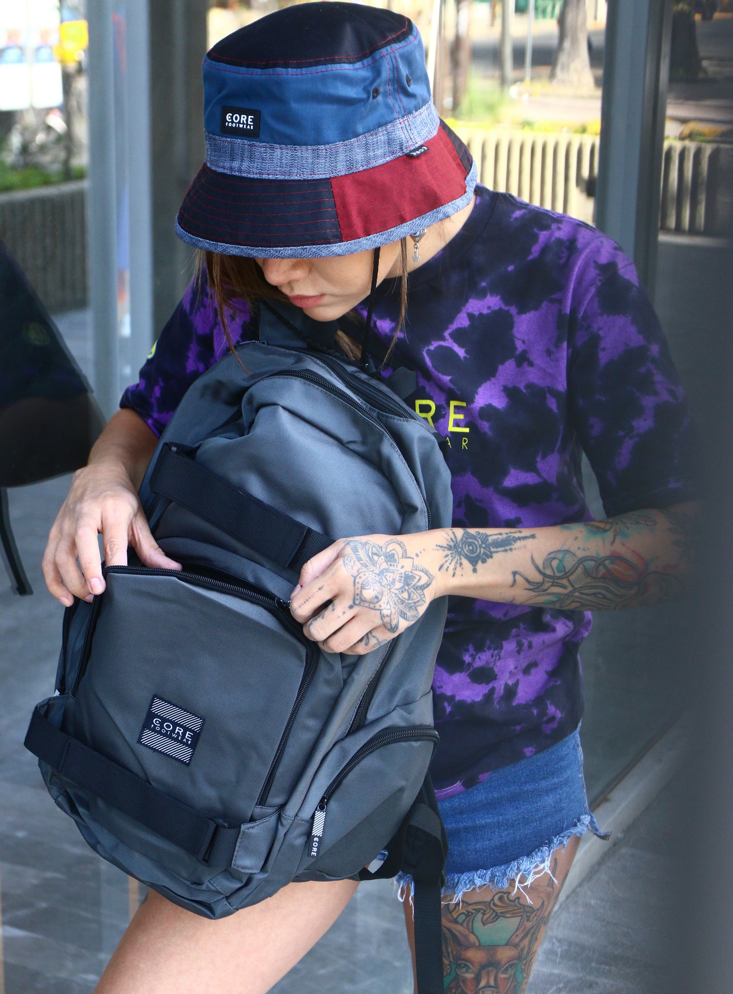 Mochila Skate Gray